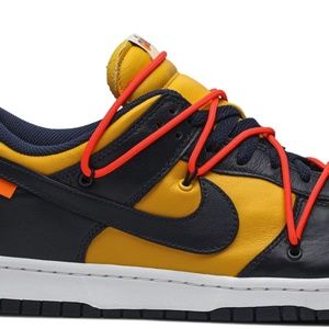 Off White x Dunk Low 'University Gold'